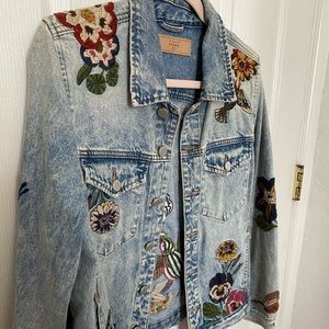 Embroidered Denim Jacket by BlankNYC
